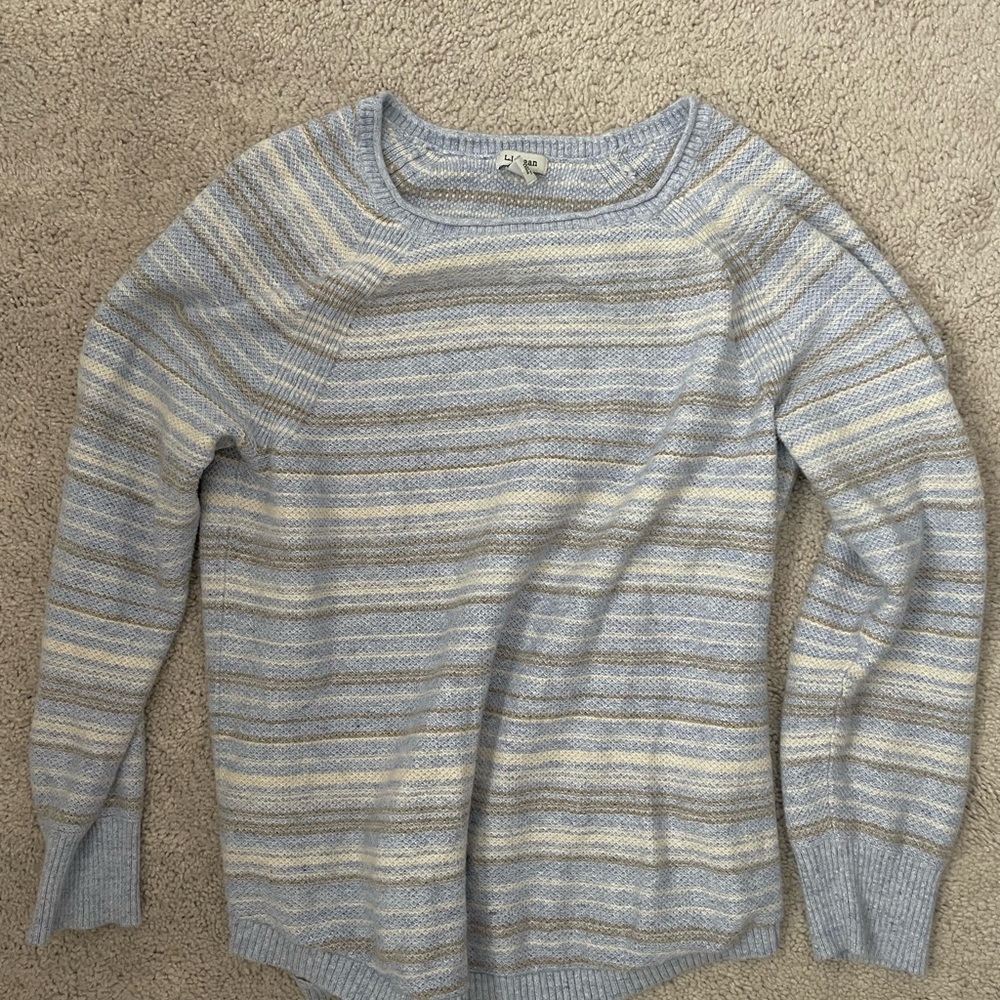 L.L bean blue sweater